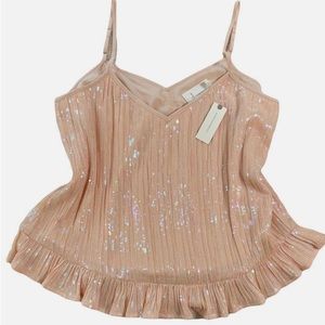 Anthropologie Women’s Sequin Tank